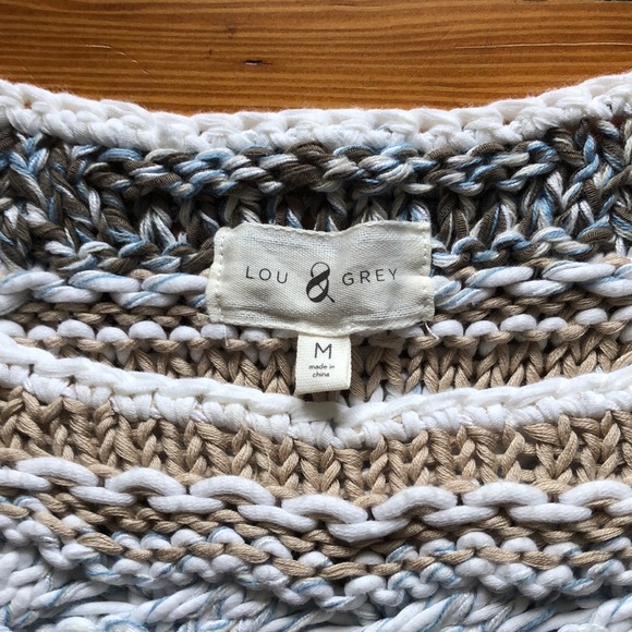 EUC Lou & Grey cropped beachcomber sweater size m - Picture 4 of 8